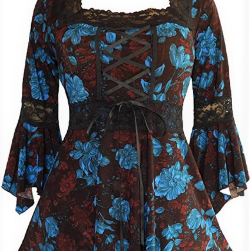 Renaissance Corset Top: Victorian Gothic Boho